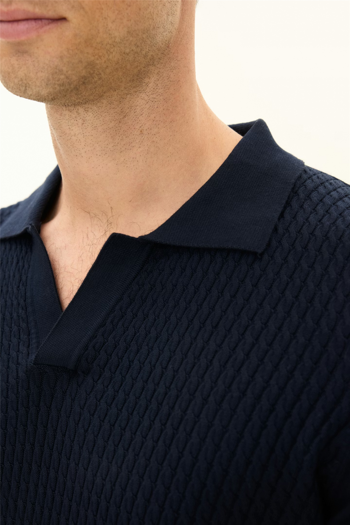 Alf Poloshirt S-S Night Blue