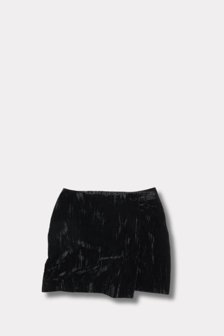 Cygnet Velvet Skirt- Black