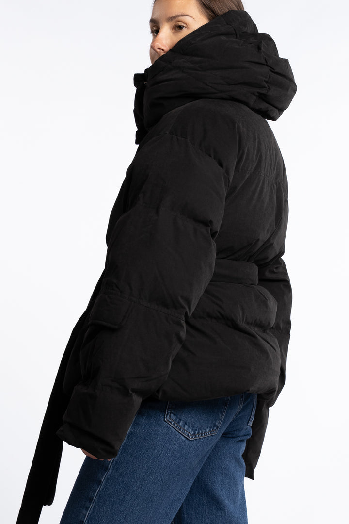 Steilia Brushed Down Jkt - Black