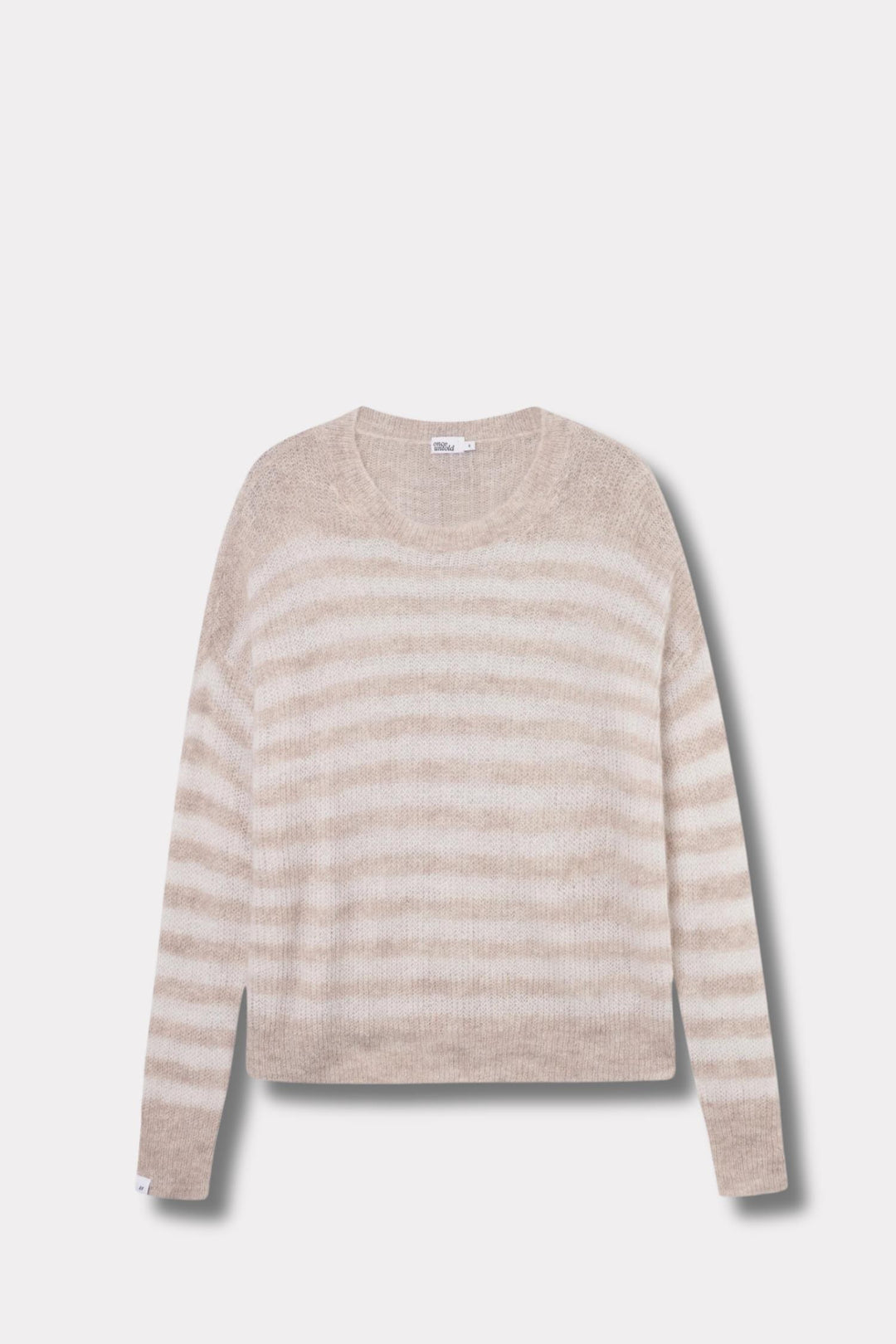 Flora RN Sweater- Beige Stripe