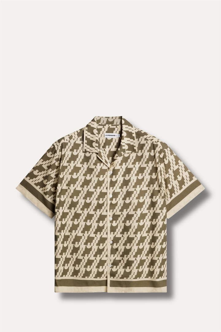 Ellis Border Resort Shirt Glitch Kalamata