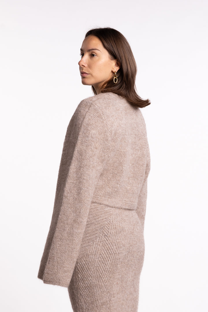 Cessole Cardigan- Greige