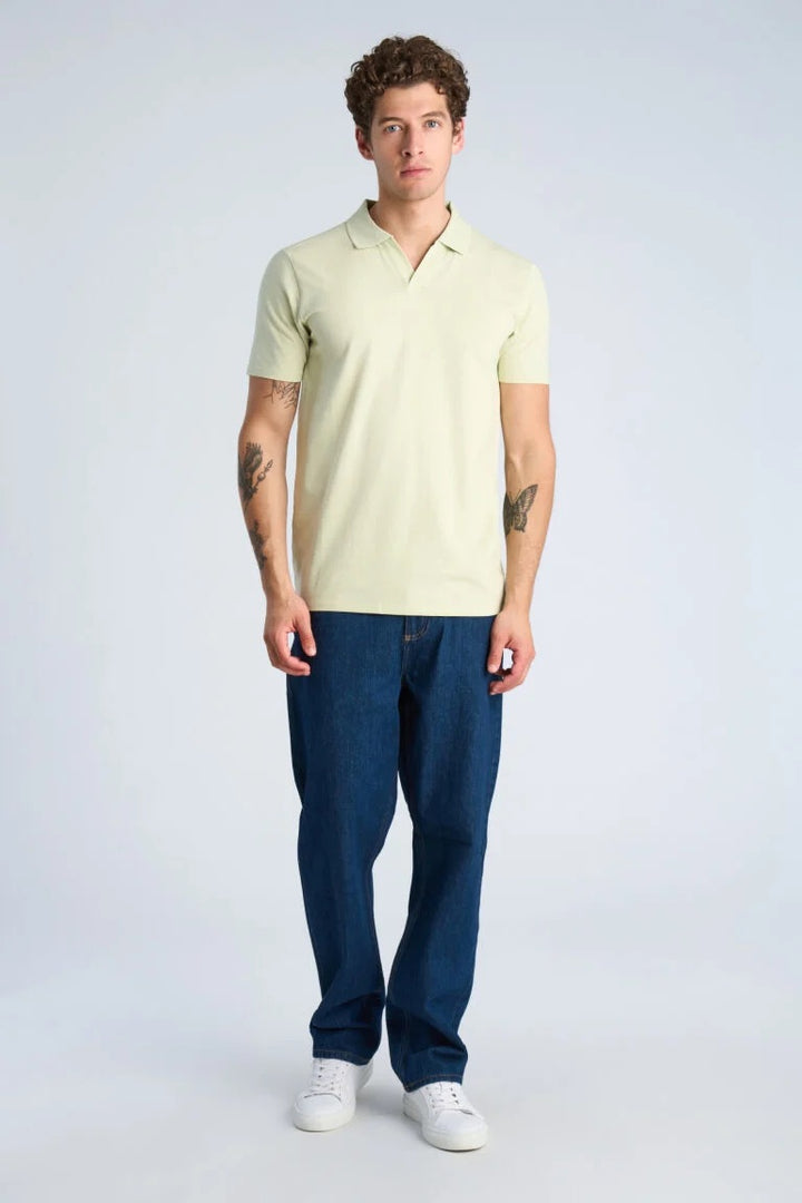 Stretch Polo Shirt S/S Soft Green