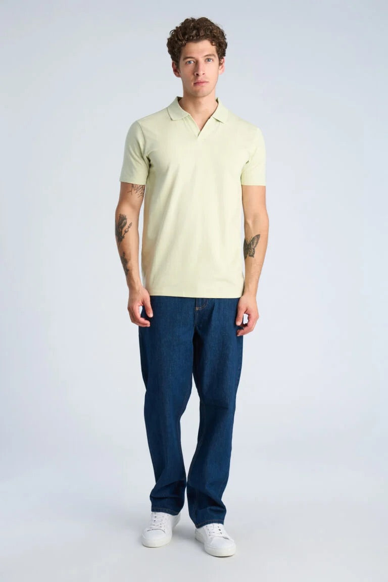 Stretch Polo Shirt S/S Soft Green