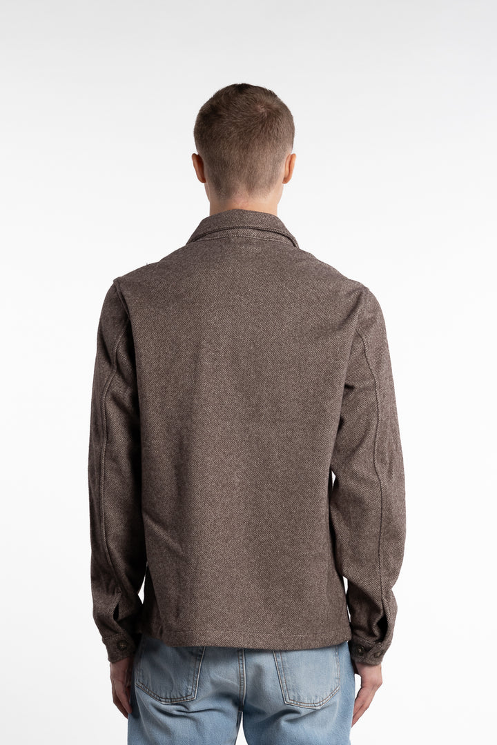 CFGibson Herringbone Jacket Silver Mink Mela