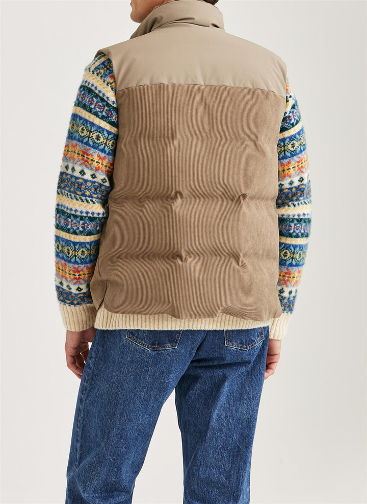 Catton Puffer Vest Khaki