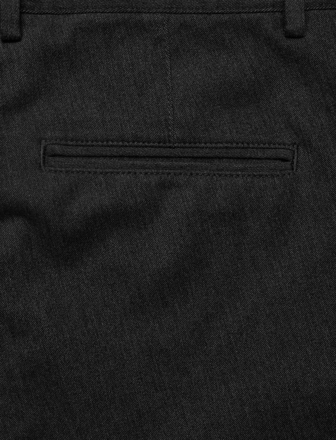 Denz Slim Fit Casual Trousers Dark Grey