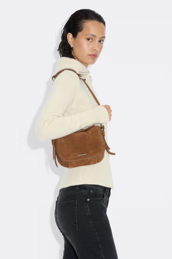 Bud Suede Bag Midi - Camel