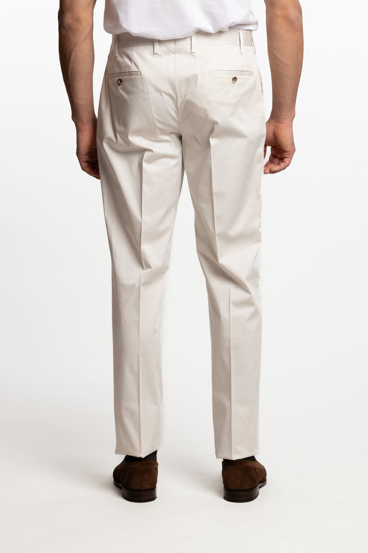 Cotton Trousers Off-White