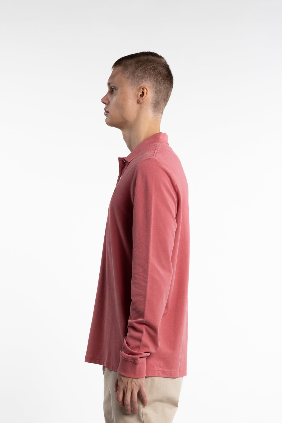 Camden LS Polo Pink