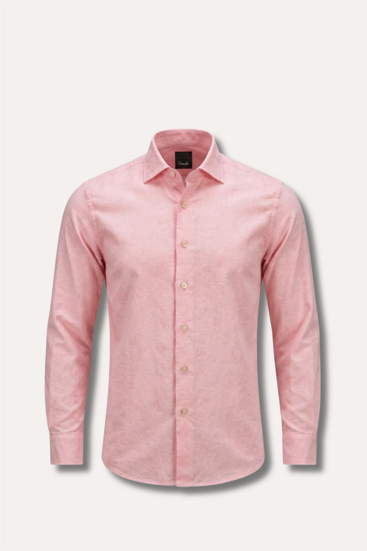 Linen Shirt Pink