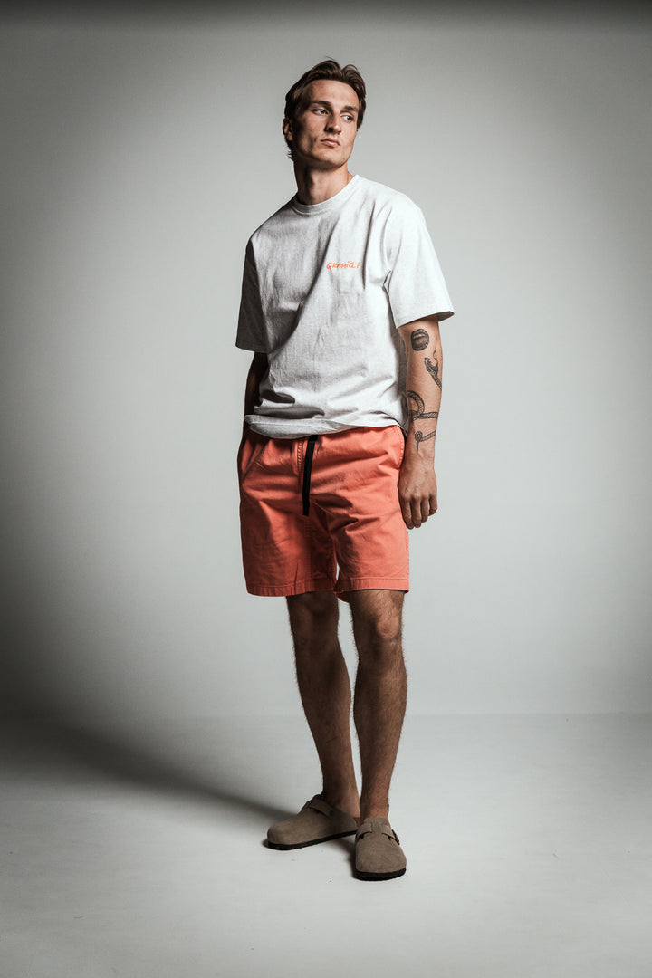 G-Short Pigment Dye Deep Coral