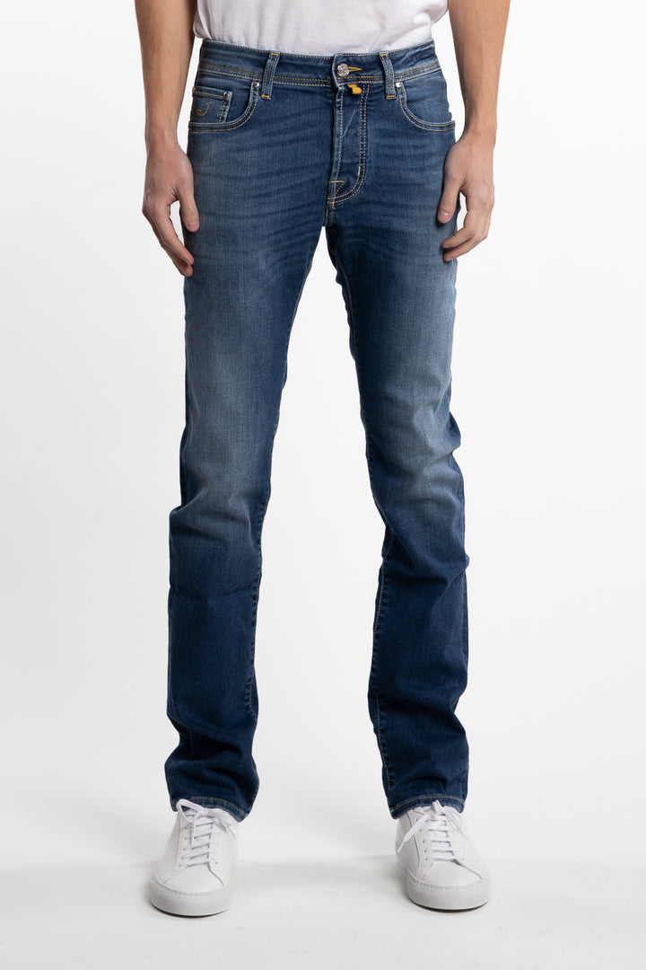 Bard Slim Fit Washed Medium Blue