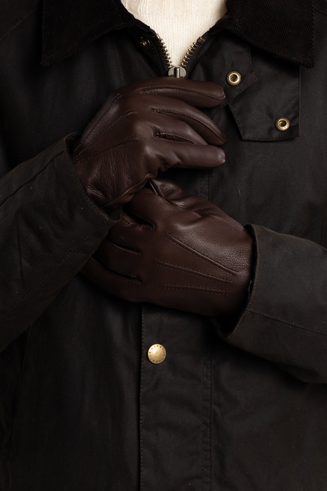 Andrew Deerskin Gloves Chocolate