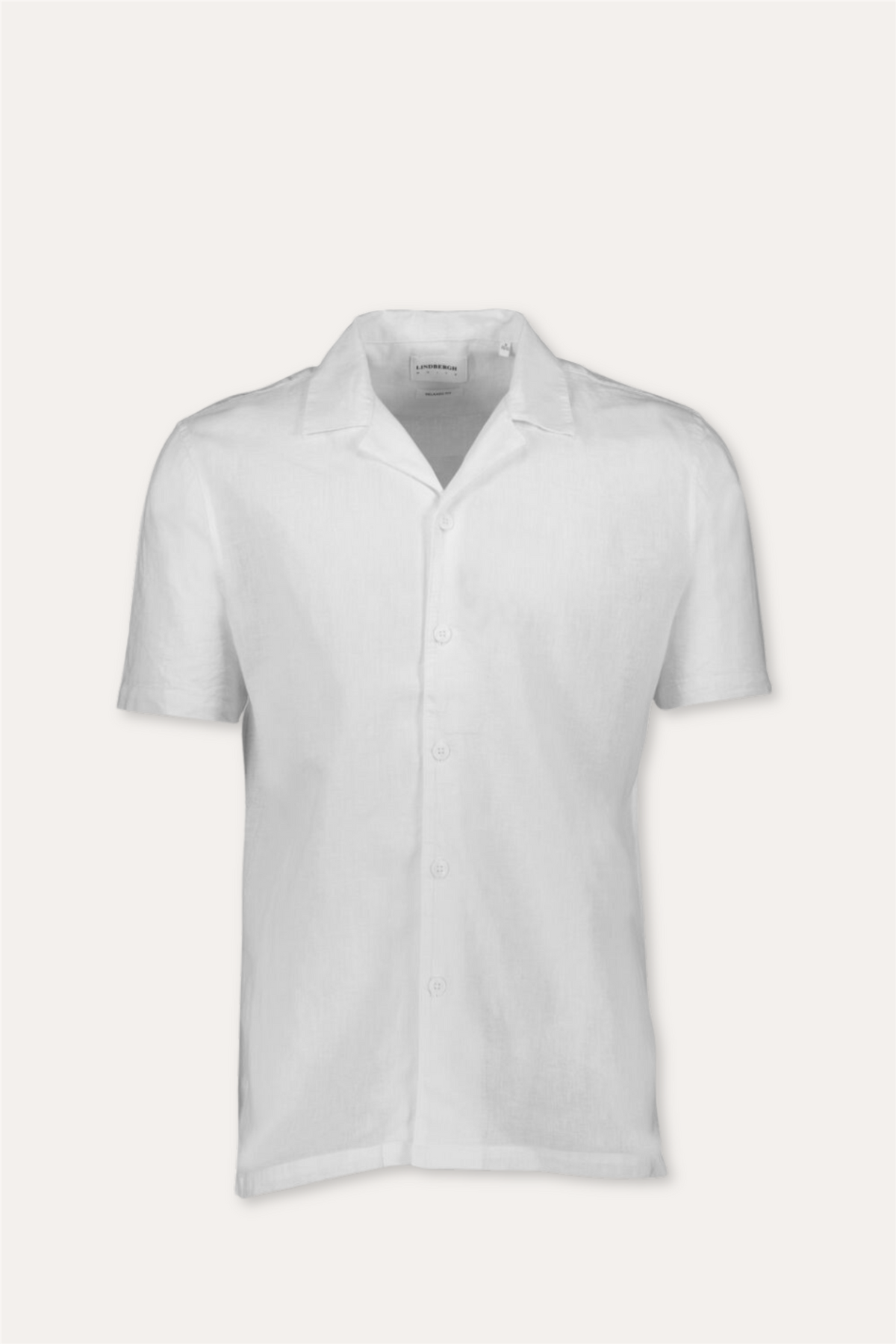 Casual Linen Blend Resort S/S White