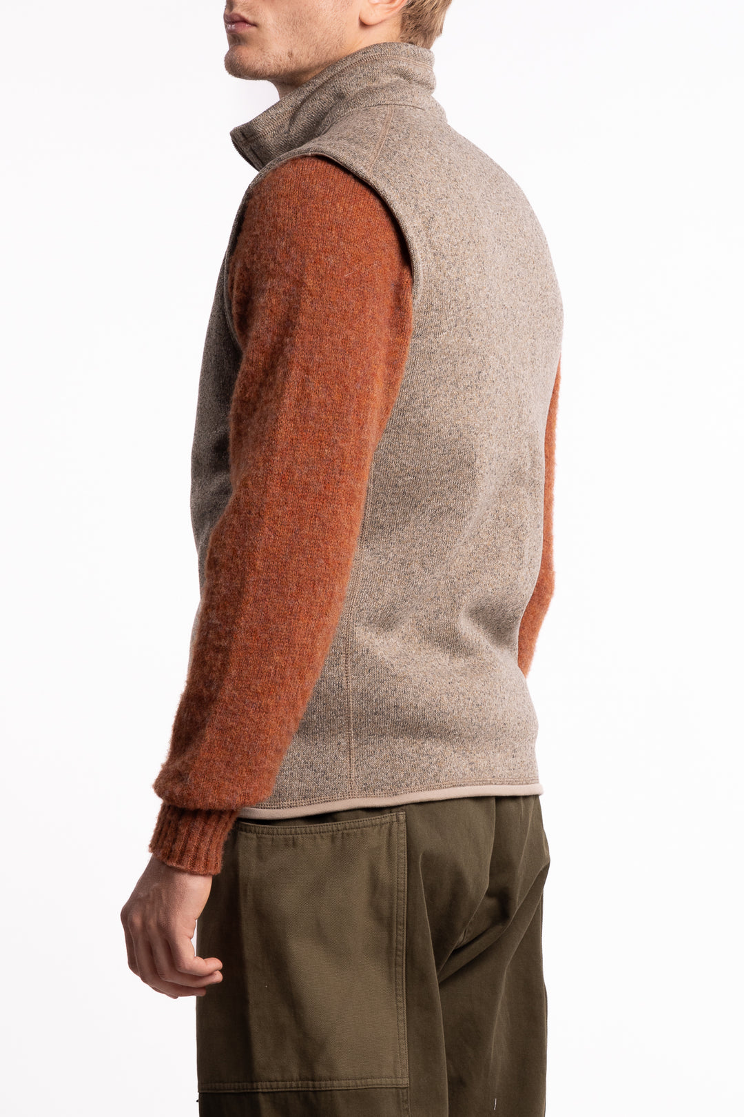 M Better Sweater Vest Seabird Grey