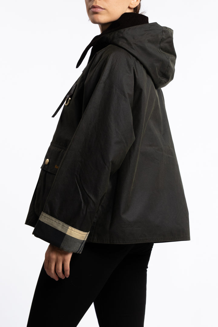 Barbour Reighton Wax- Olive / Ancient Tartan
