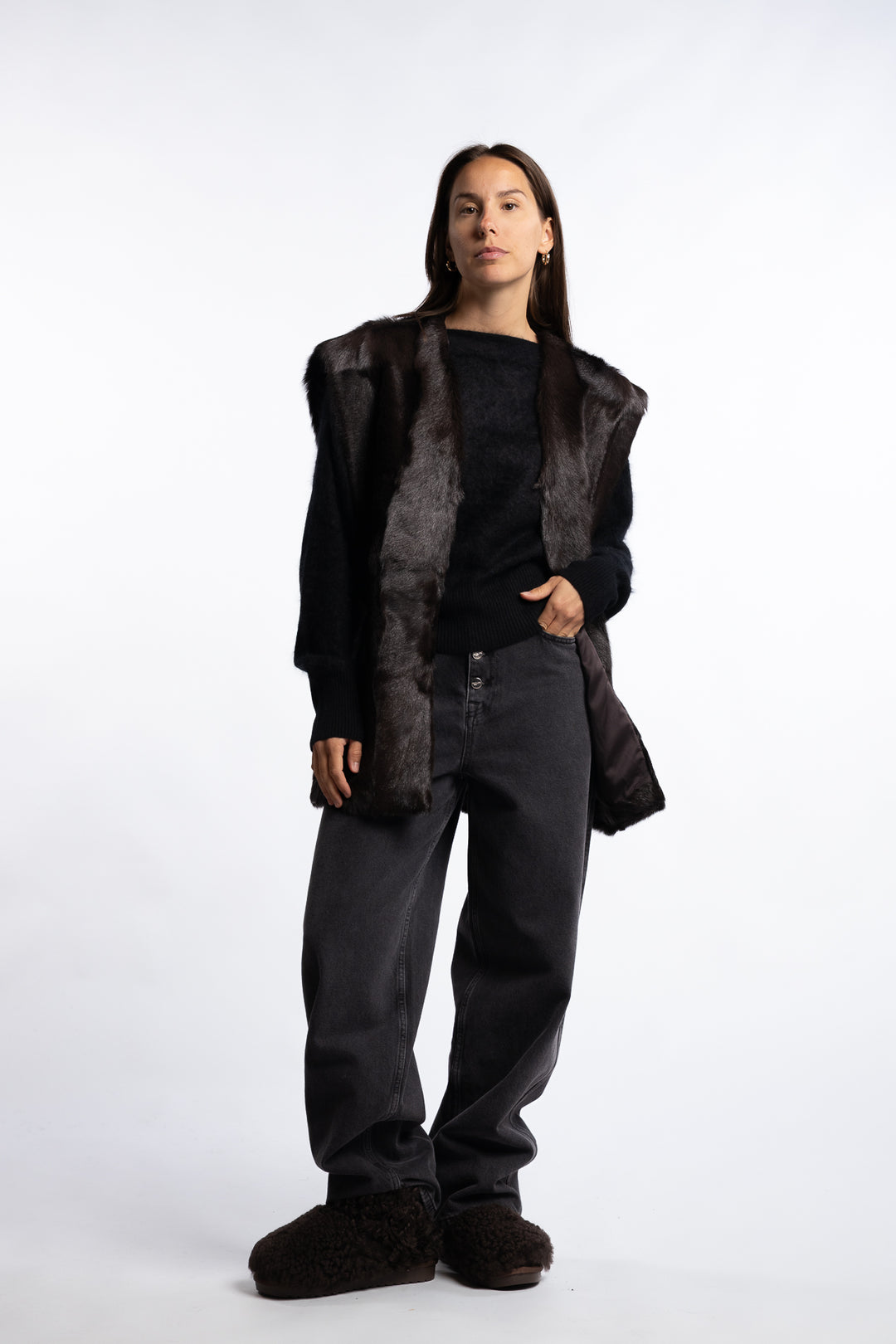 Ustetind Vest- Brown