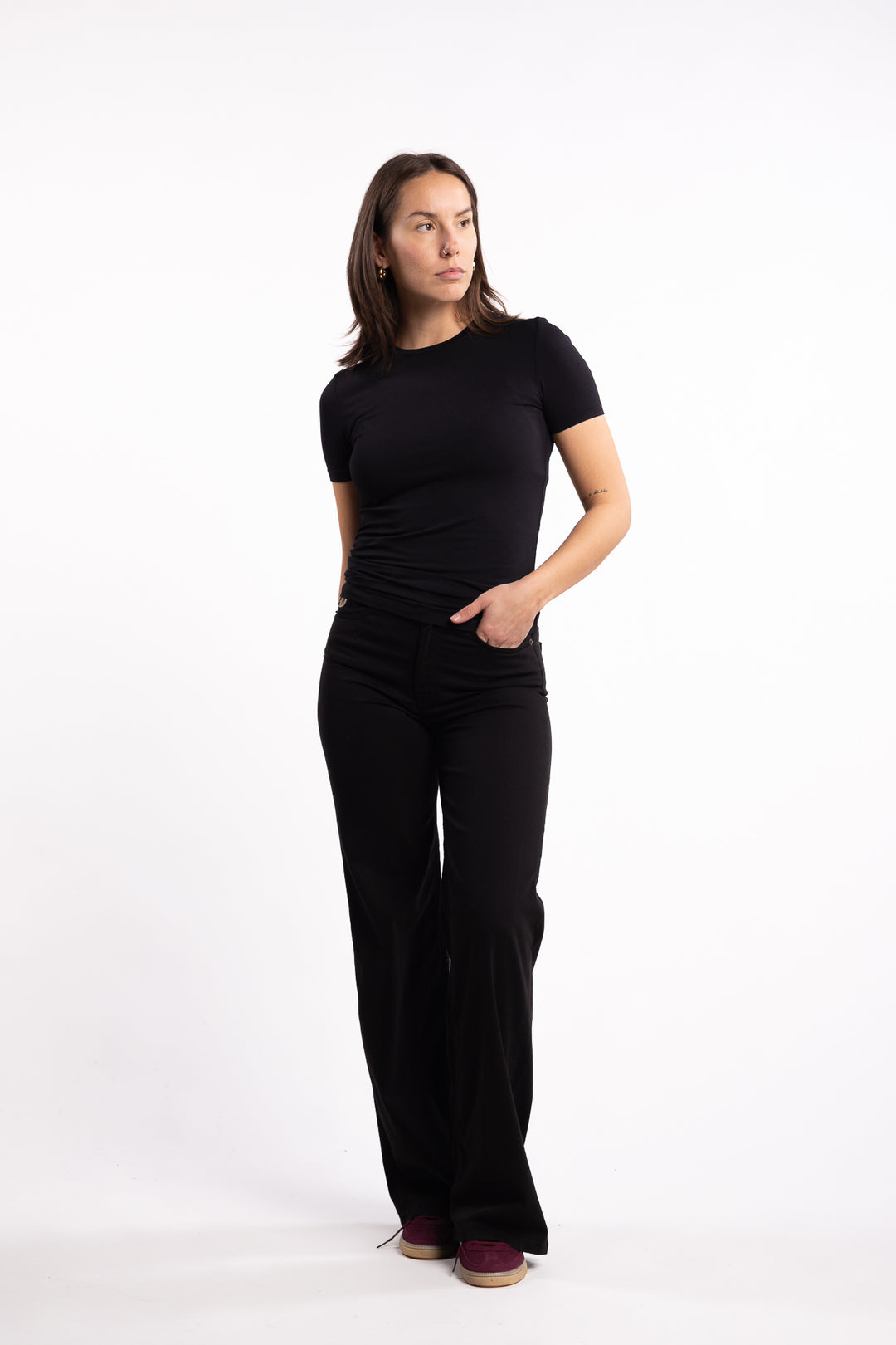 Palazzo Lea Soft Colour- Black