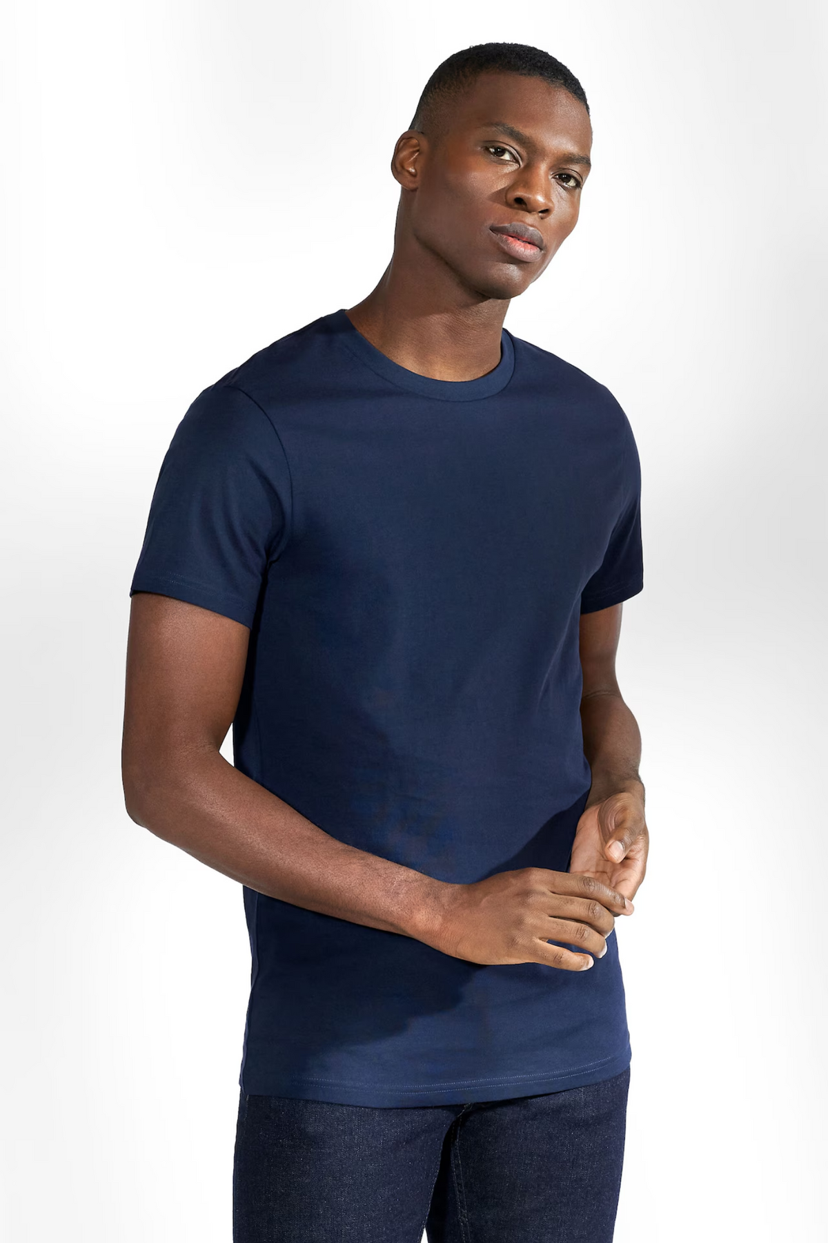 Crew Neck Regular Navy