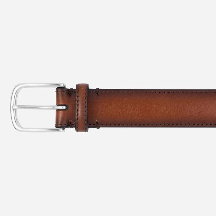 Calf Leather Belt Brown Cognac