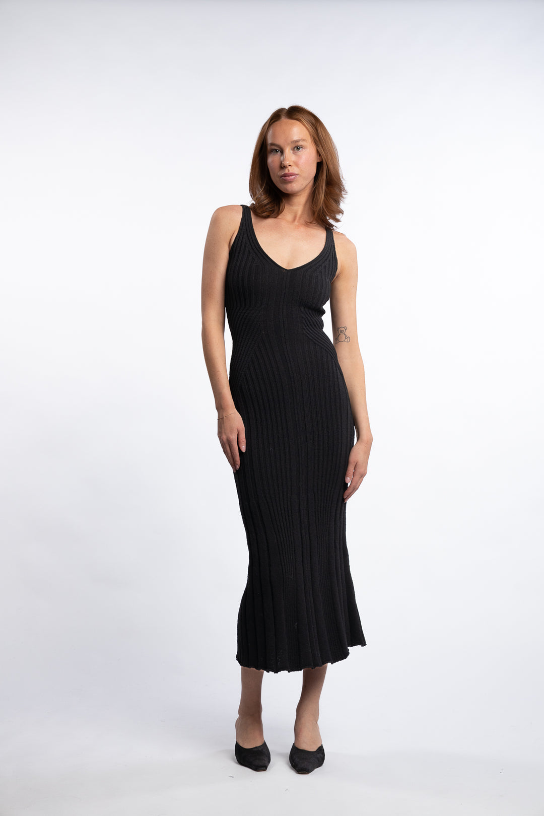 Lugo Slip Dress- Black