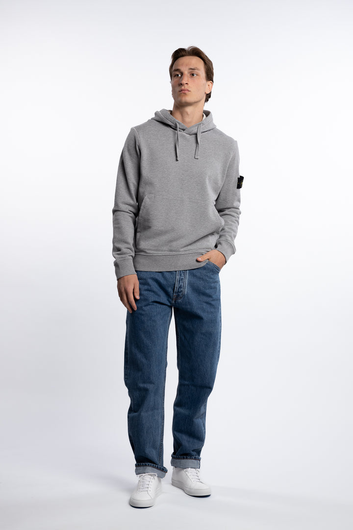 Garment Dyed Hooded Sweatshirt Grey