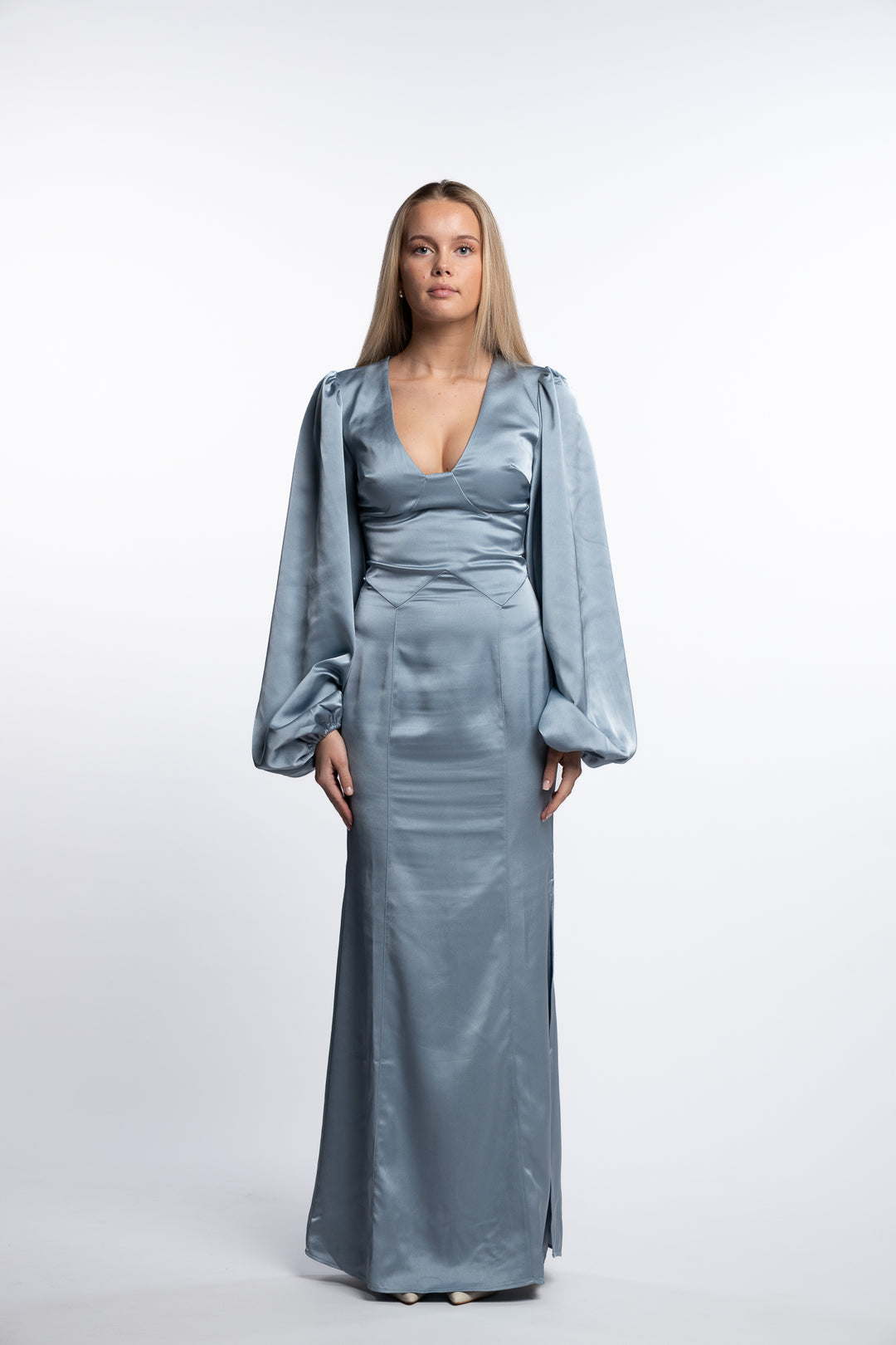 Andora Maxi Dress- Light Blue