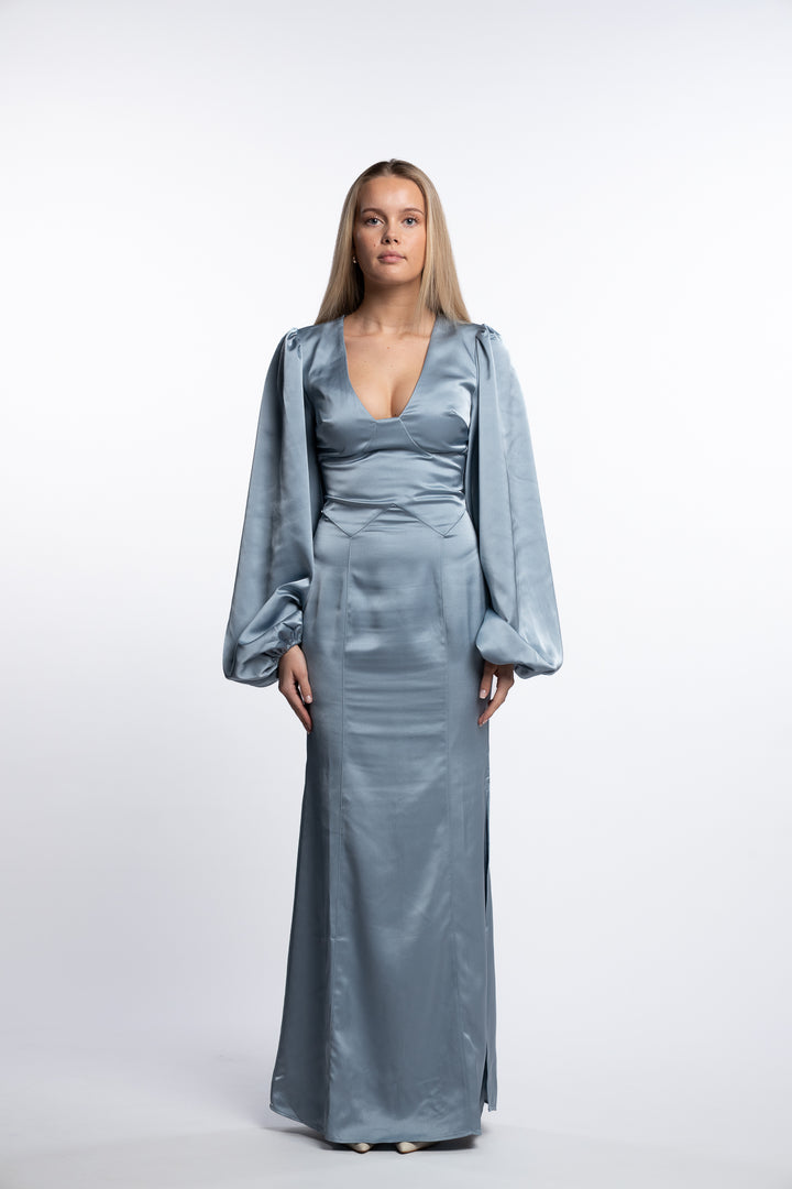 Andora Maxi Dress- Light Blue