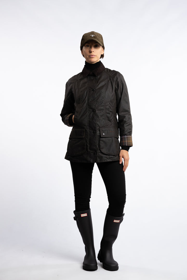 Classic Beadnell Wax Jacket Sage
