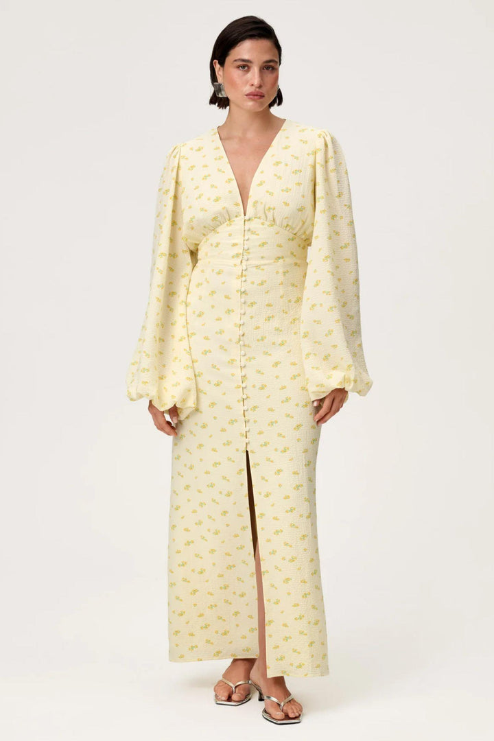 Positano dress- Pastel Yellow