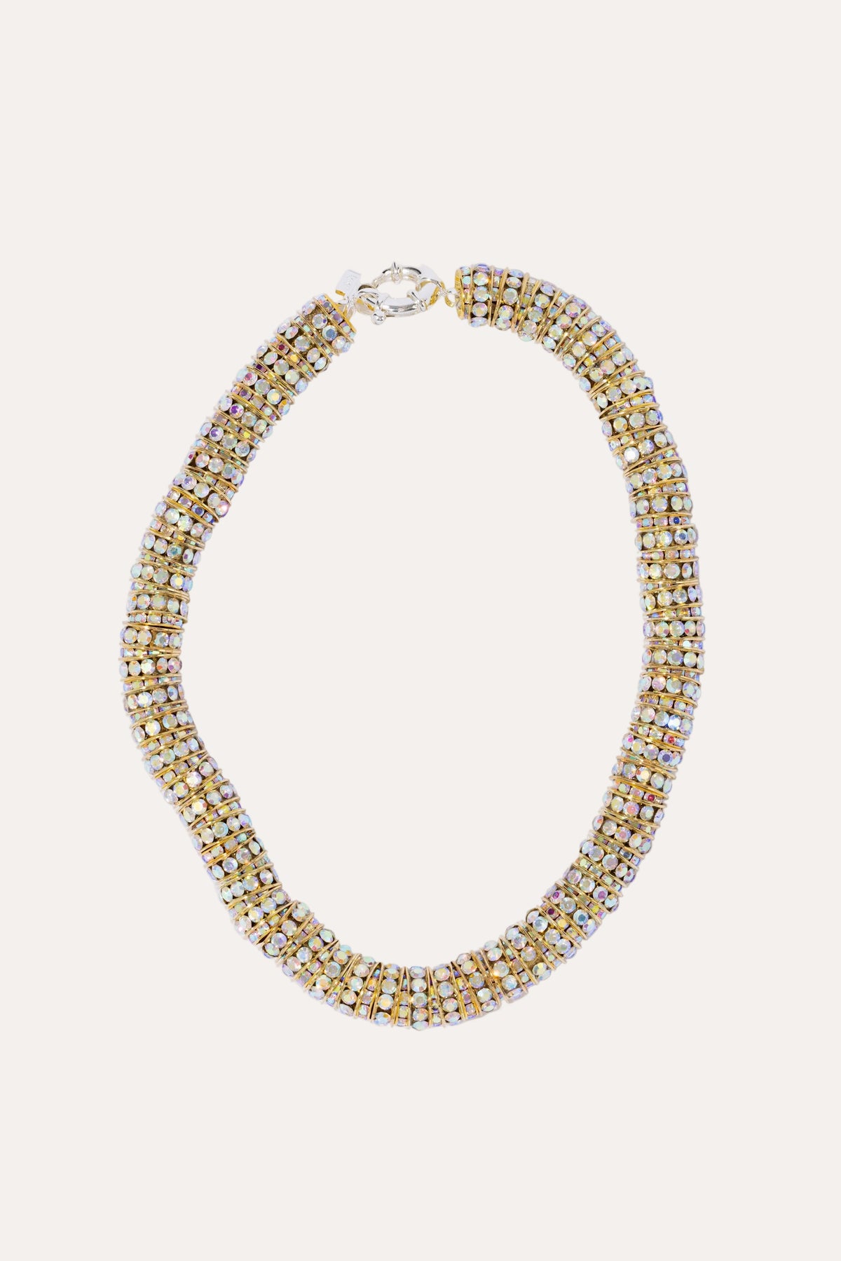 Fat Diamond Necklace Gold