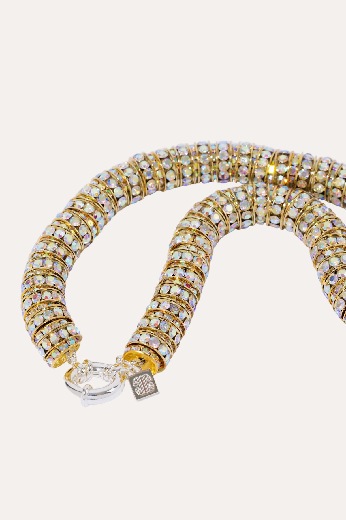 Fat Diamond Necklace Gold