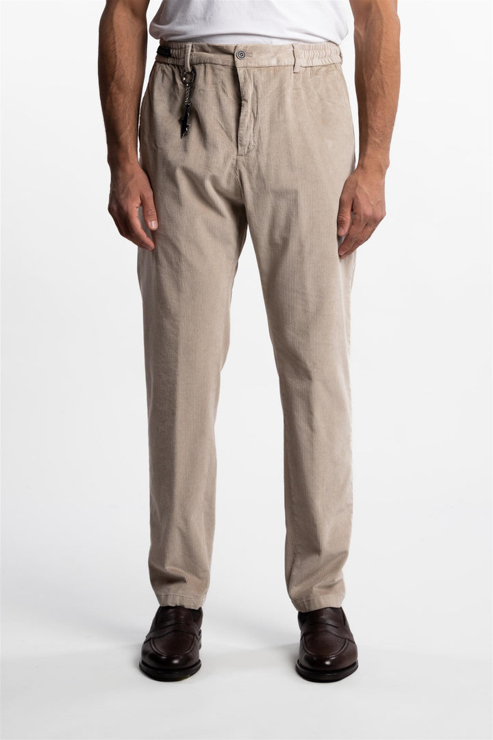 Soft Touch Corduroy Pants Beige