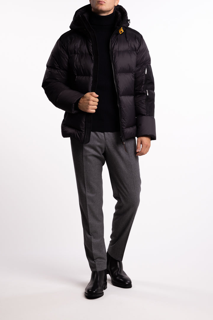 Tyrik Hooded Down Jacket Black
