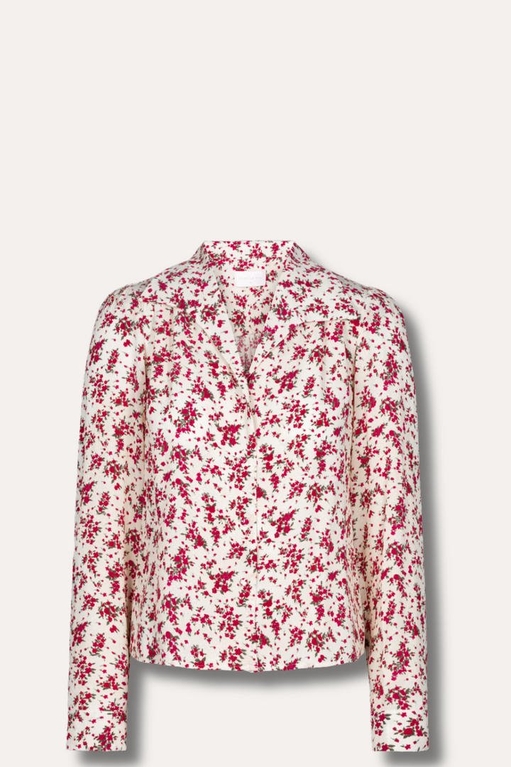 Lu Lu Blouse - 0020 Berry print