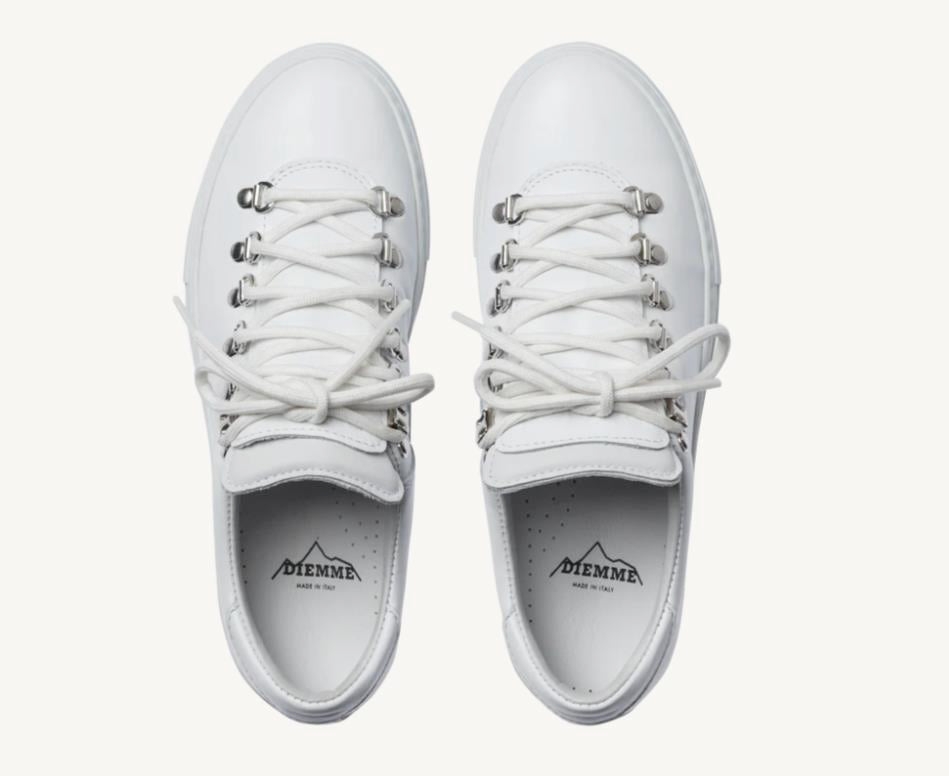 Women's Marostica Low Platform- White Nappa
