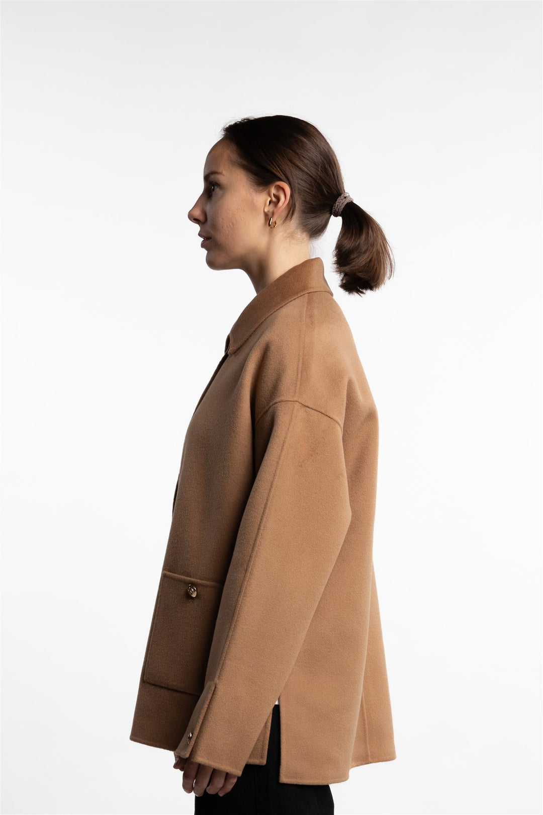 Luca Jacket Cashmere blend- Camel