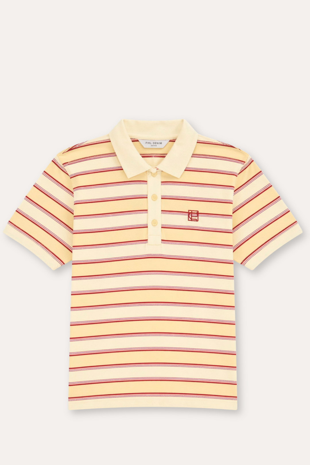 Evelyn Polo Tee - Sunny Stripe