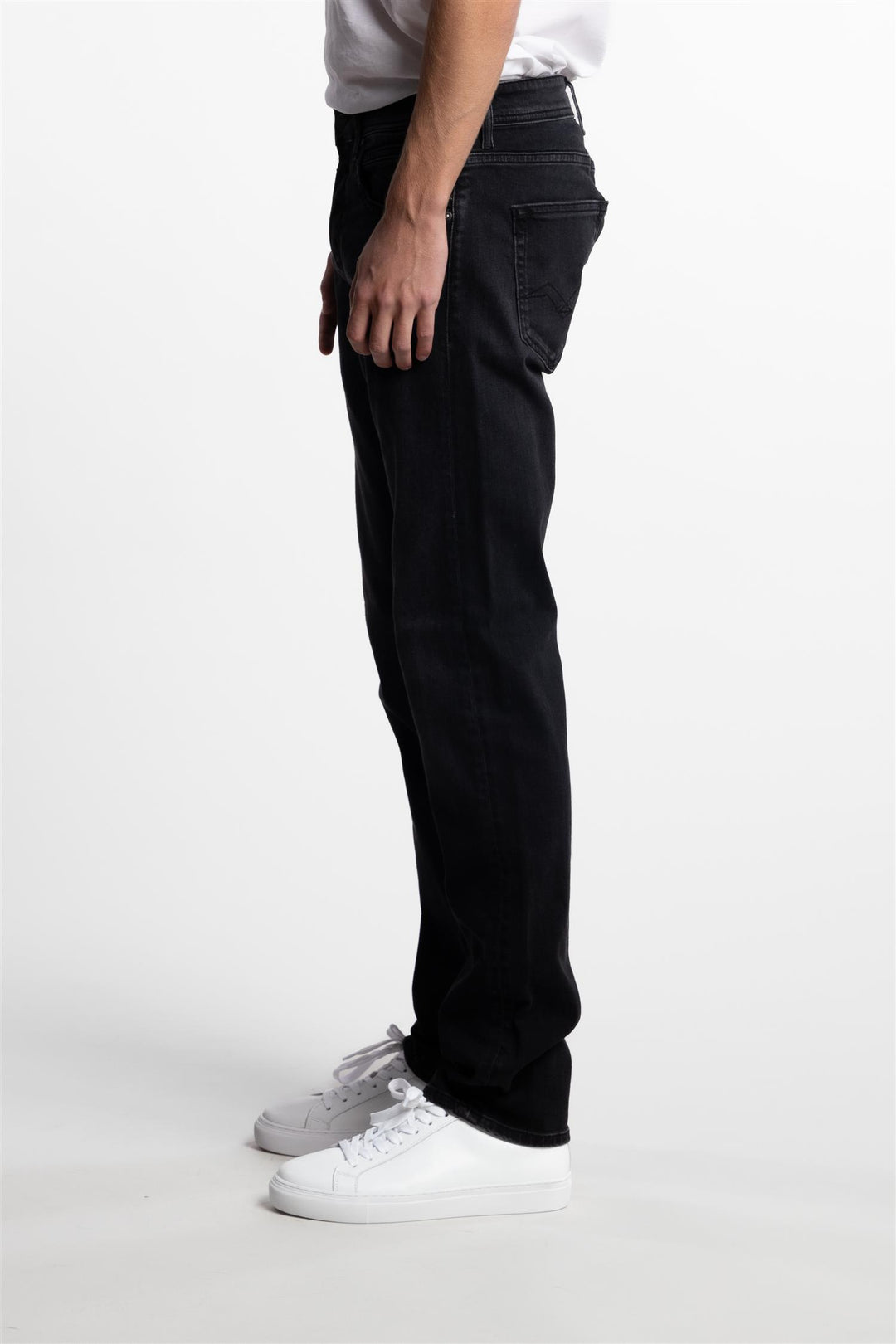 Grover Straight Fit Black Stretch Denim 573 Eco Plus