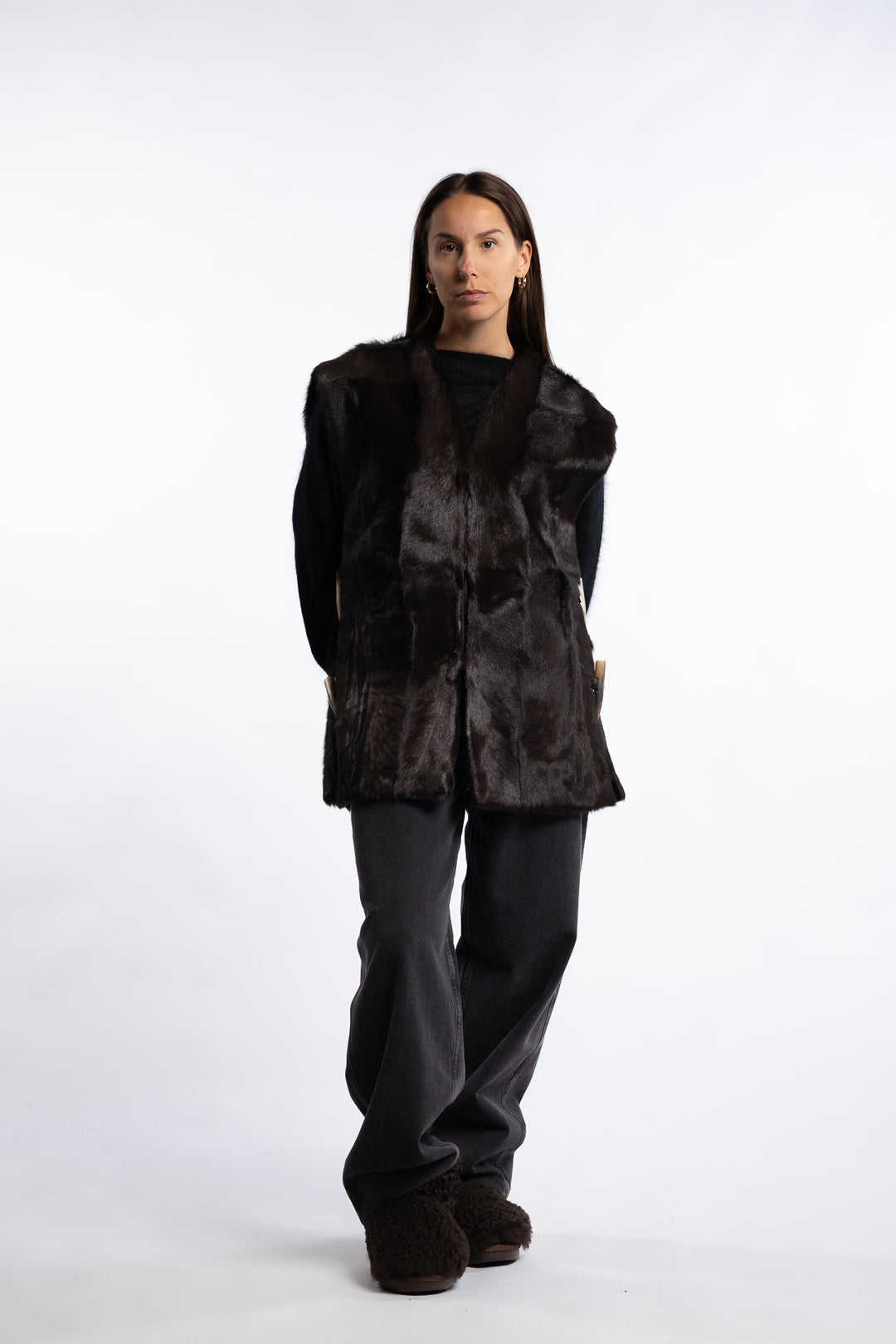 Ustetind Vest- Brown