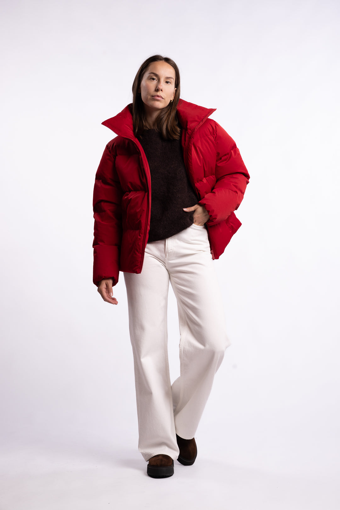 Edmont Down Jacket- Red