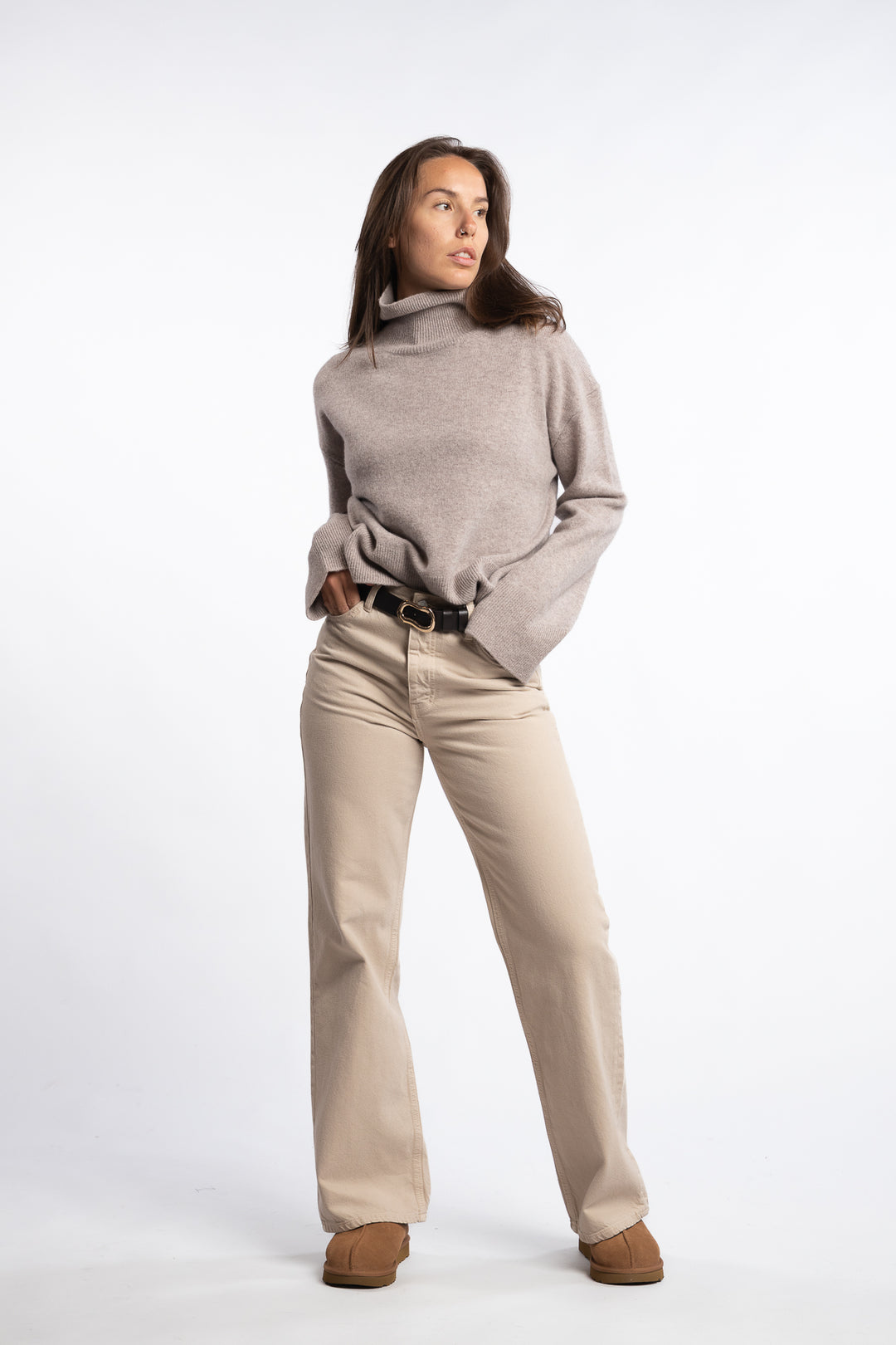 Abigail Knit - Taupe Melange