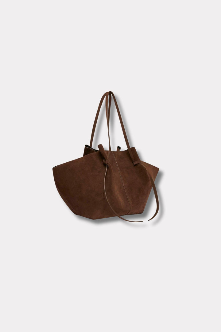 Large Mochi- Chocolate Suede