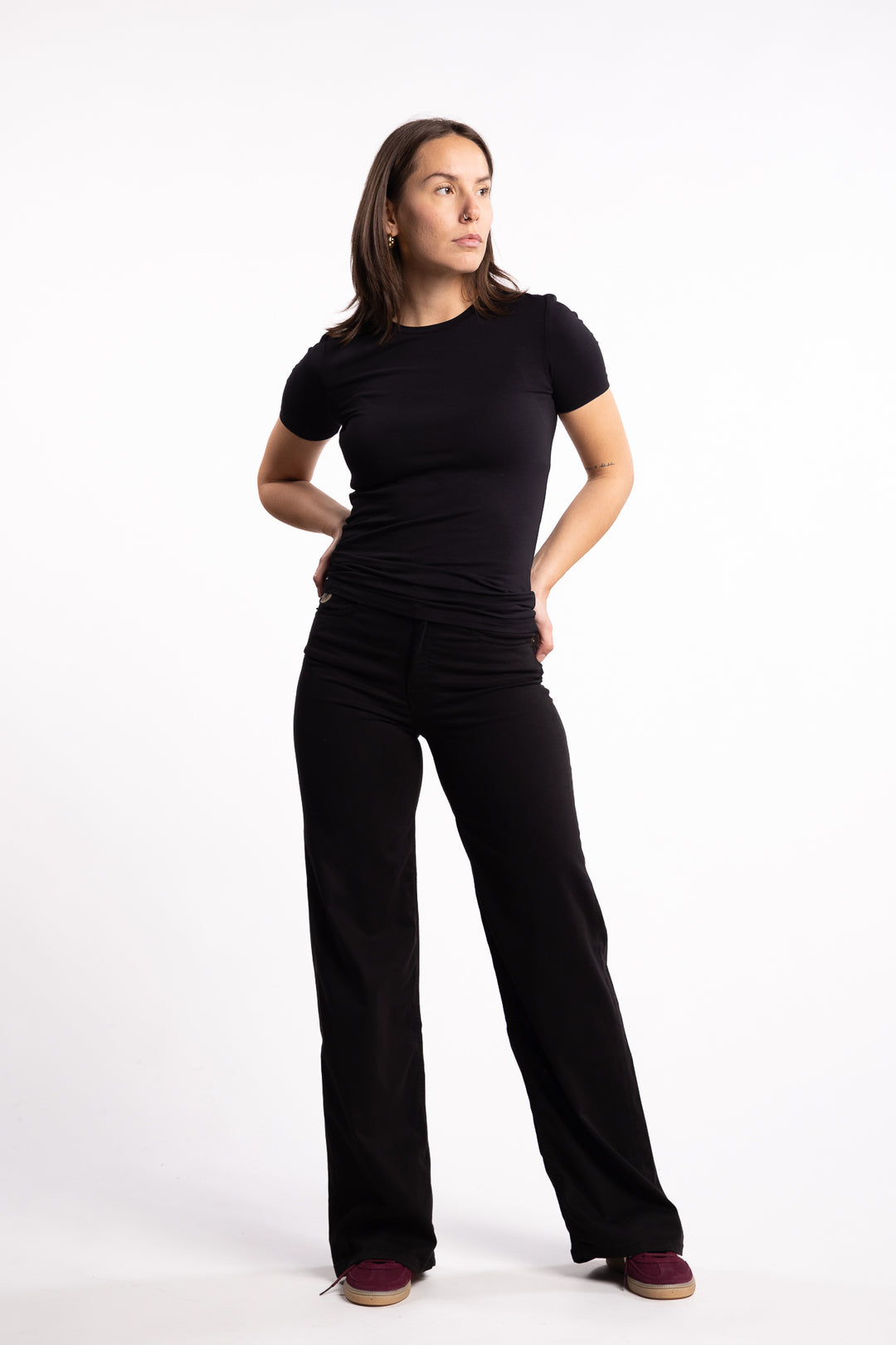 Palazzo Lea Soft Colour- Black