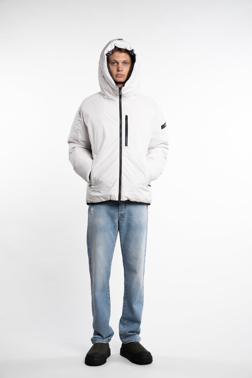 Thunder Reversible Jacket Cloud White