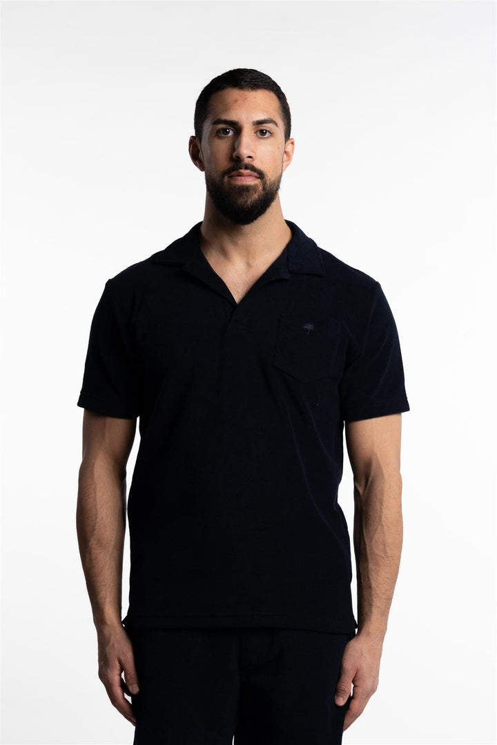 Polo Terry Shirt Navy