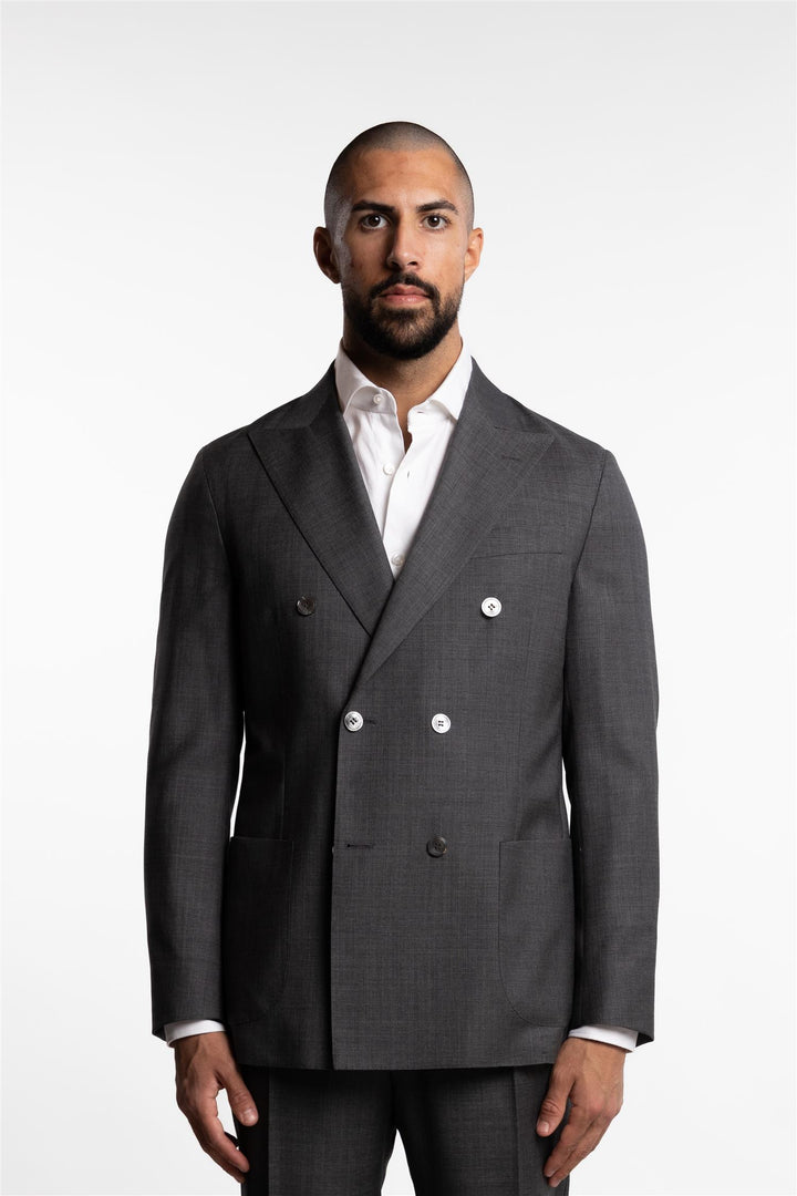 Vicenza DB Tropical Wool Blazer Grey