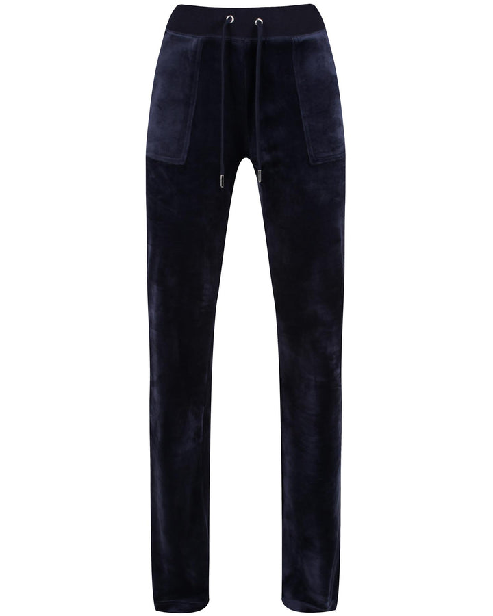 Del Ray Classic Velour Pant Pocket- Night Sky