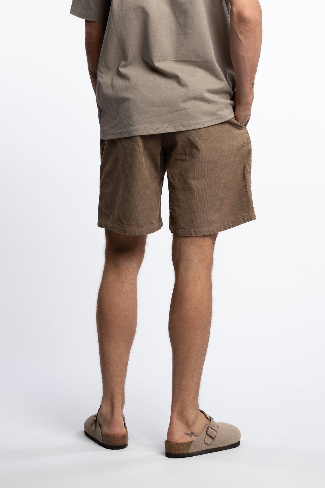 Corduroy G-Short Beige